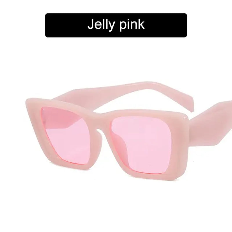 Unique Eyewear UV400 Big Frame Trend Glasees Women'S Sunglasses Square Sunglasses Female Sun Glasses