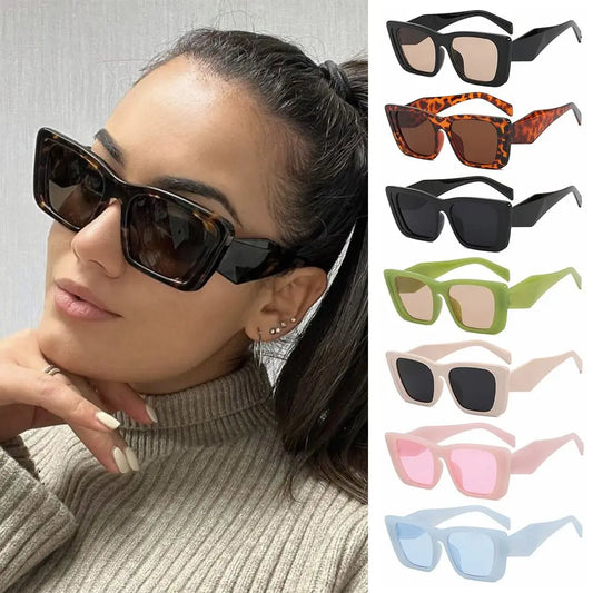 Unique Eyewear UV400 Big Frame Trend Glasees Women'S Sunglasses Square Sunglasses Female Sun Glasses